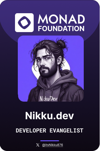 Monad Badge Front